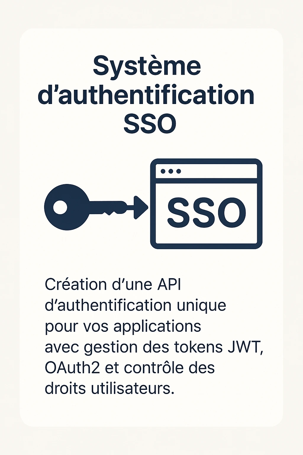 Système d'authentification SSO