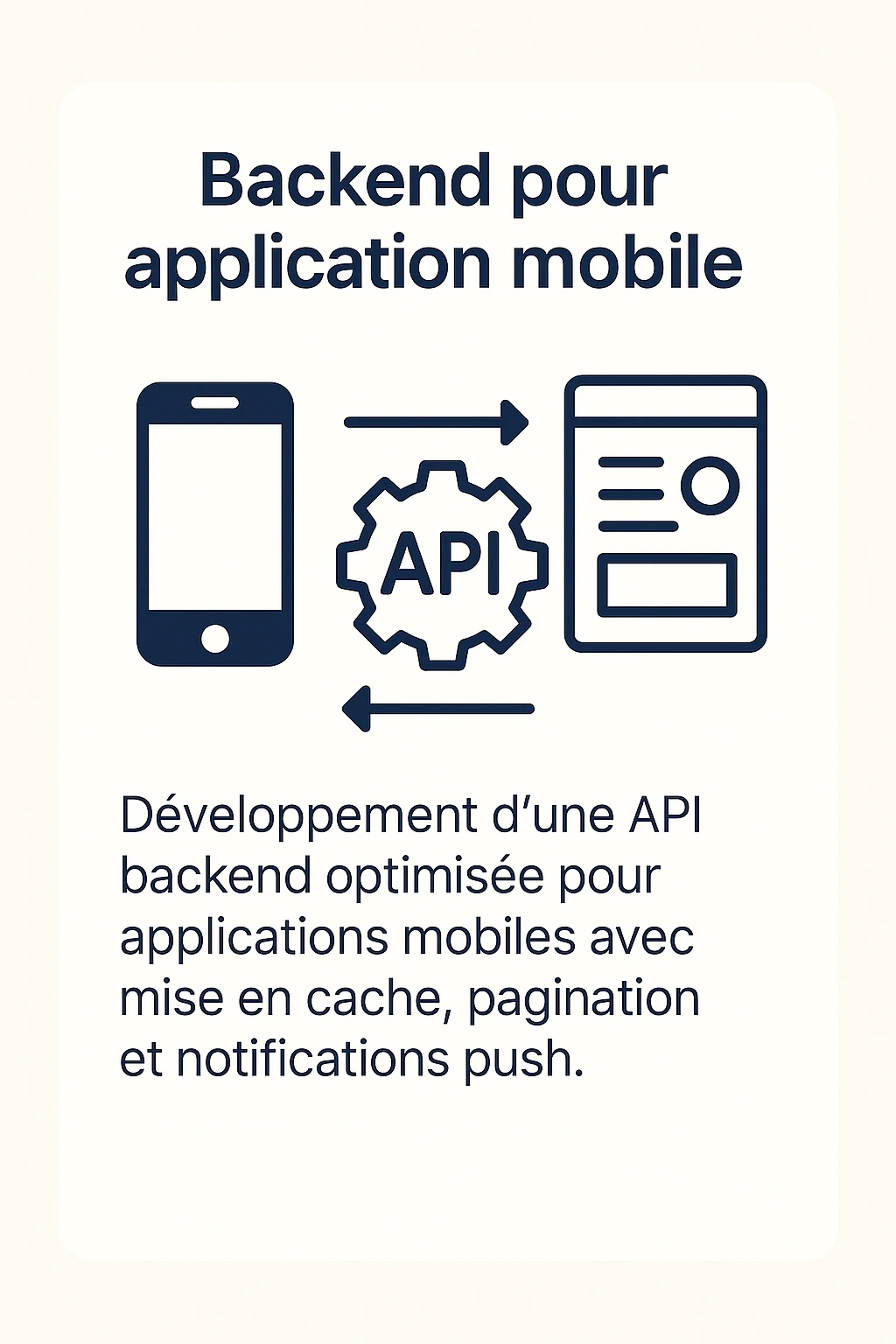 Backend pour application mobile