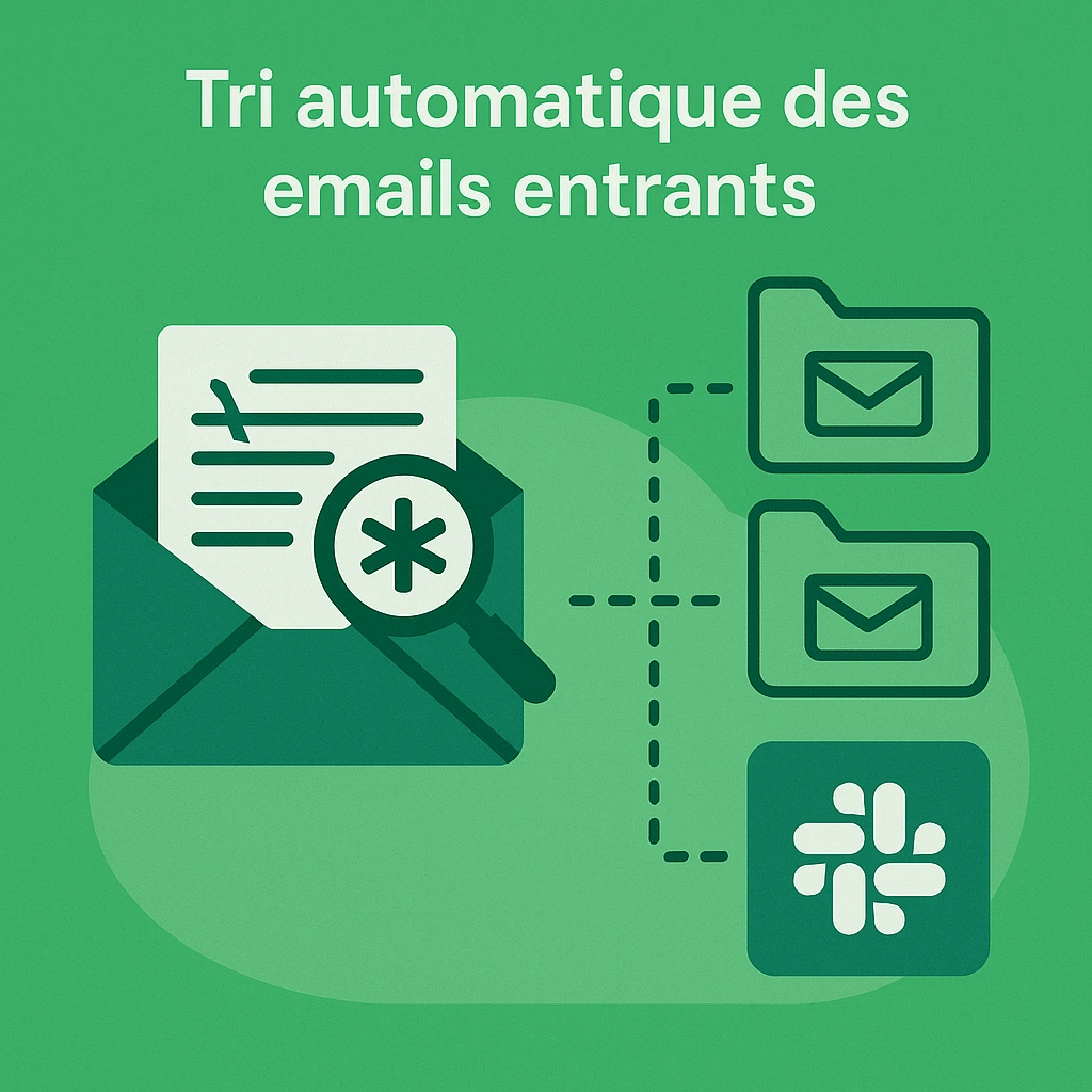 Tri automatique des emails entrants